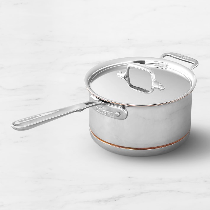 All-Clad Copper Core Saucepans | Williams Sonoma