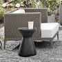 Blinde Hourglass Accent Table (12&quot;)