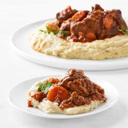 Mediterranean Eggplant Puree &amp; Beef Stew, Serves 8