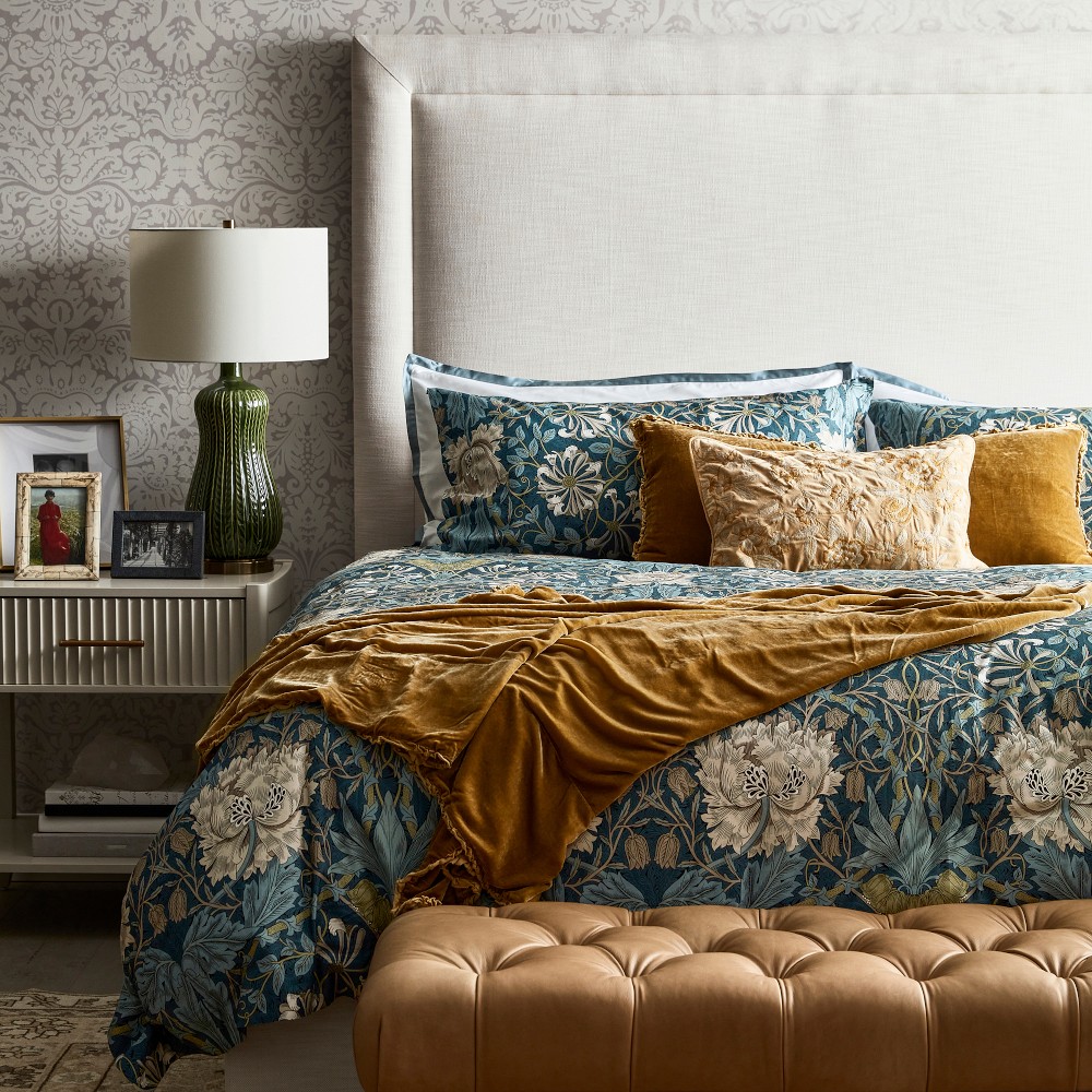 Morris &amp; Co. x Williams Sonoma Home Honeysuckle Tulip Duvet Cover &amp; Shams