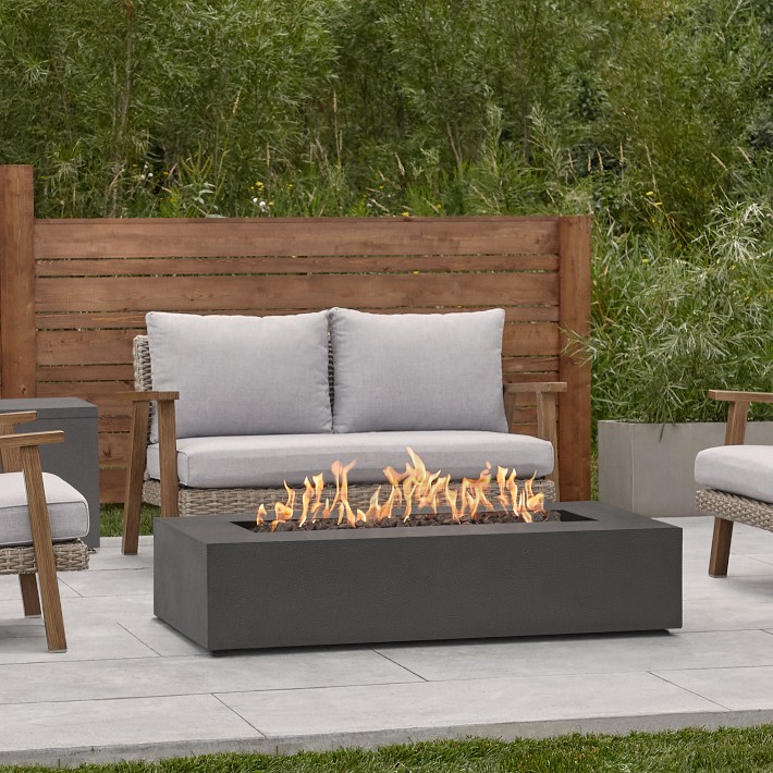 Avila Rectangle Propane Fire Table (56.5&quot;)