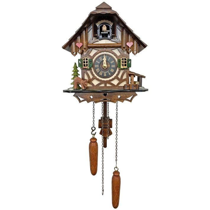 Engstler Battery-Operated Cuckoo Clock, Deer