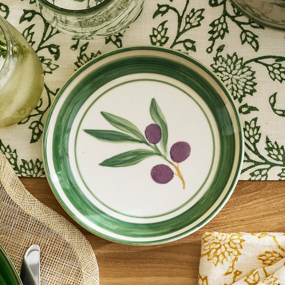 Provençal Garden Appetizer Plates, Set of 4