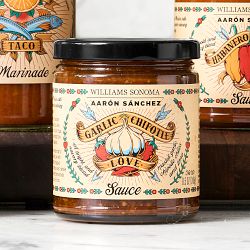 Aar&#243;n S&#225;nchez x Williams Sonoma Garlic Chipotle Love Sauce