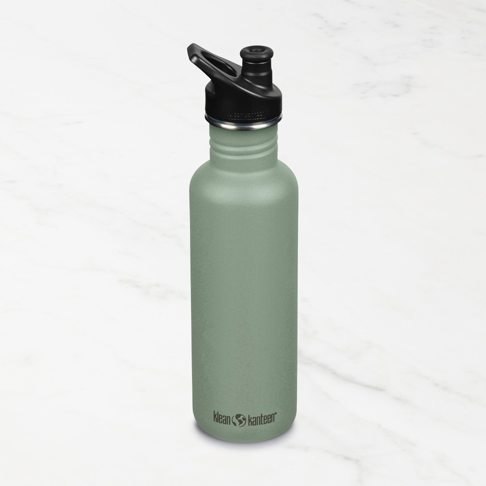 Klean Kanteen Classic Water Bottle with Sport Cap, 27 oz., Sea Spray