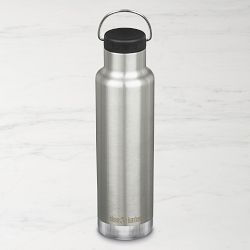 Klean Kanteen Classic Insulated Water Bottle with Loop Cap, 20 oz., Stainless Steel