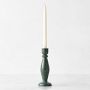Green Marble Taper Holder