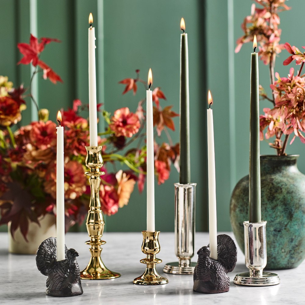 12&quot; Taper Candles, Set of 2