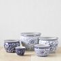 Blue &amp; White Ceramic Planter Collection