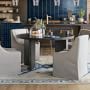 Knife Edge Round Dining Table (60&quot;)
