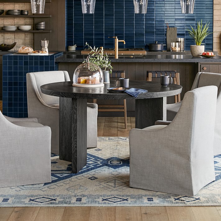 Knife Edge Round Dining Table (60&quot;)