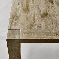 Montauk Parsons Rectangular Dining Table, Seadrift (82&quot;-118&quot;)