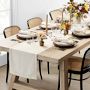 Linen Double Hemstitch Table Runner