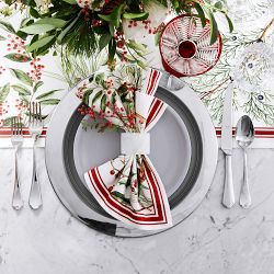 Metal Silver Chargers, Set of 4