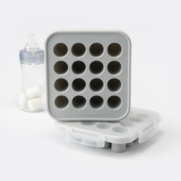 Souper Cubes MyMilk Breastmilk Trays, set of 2, Grey