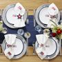 American Flag Salad Plates