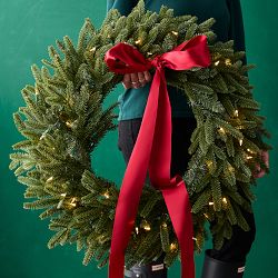 Balsam Hill Fraser Fir Faux Wreath &amp; Garland