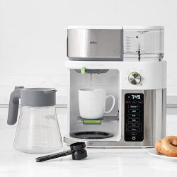 Braun MultiServe Drip Coffee Maker, White