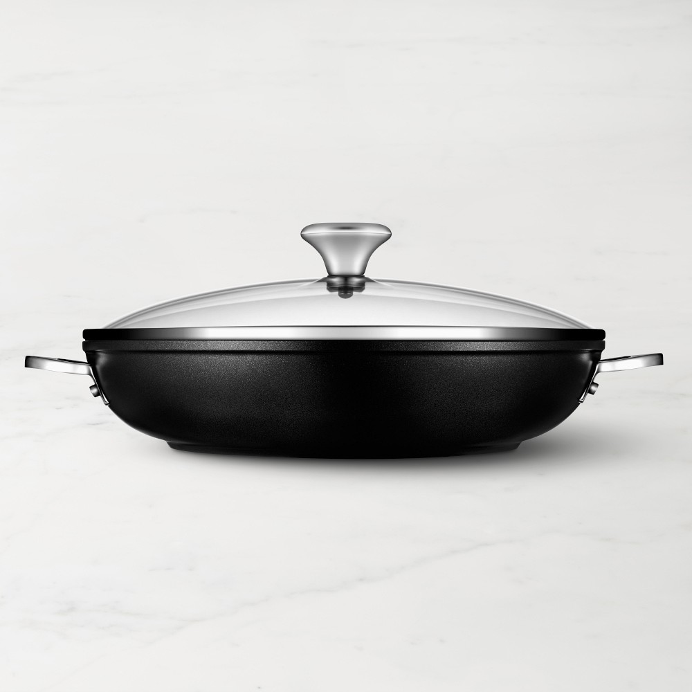 Le Creuset Toughened Nonstick Braiser with Glass Lid, 4-Qt.