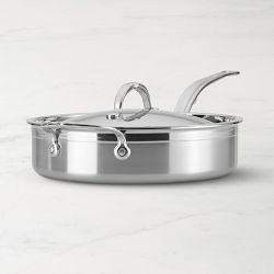 Hestan ProBond Professional Clad Stainless-Steel Sauté Pan, 3 1/2-Qt.