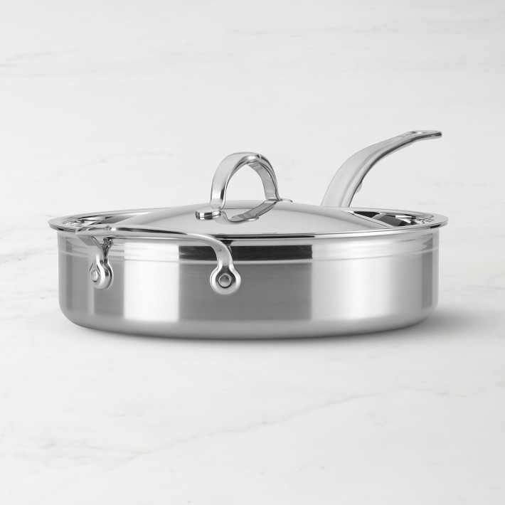 Hestan ProBond Professional Clad Stainless-Steel Sauté Pan, 3 1/2-Qt.