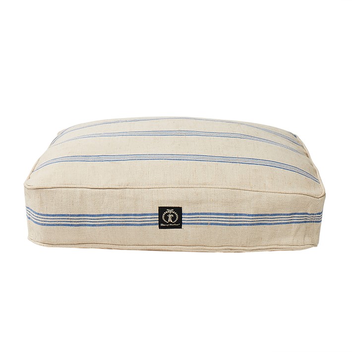Harry Barker Grain Sack Dog Bed, Small, Blue