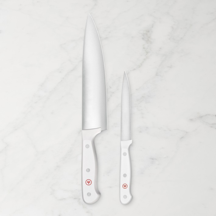 Wüsthof Gourmet White Chef's Knives, Set of 2