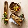 Live Edge Teak Bread Basket