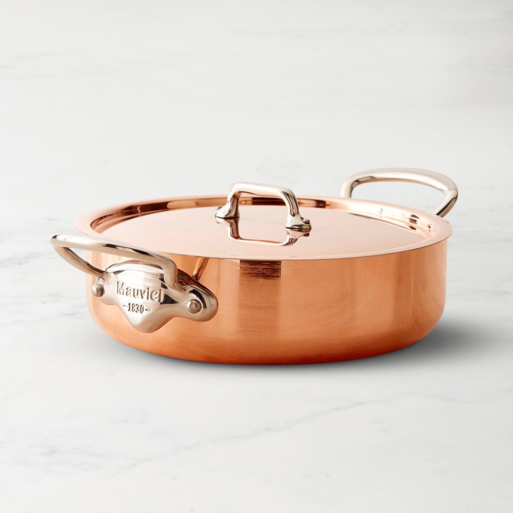 Mauviel Triply Copper Rondeau, 3.4-Qt.
