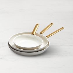 GreenPan™ Reserve Ceramic Nonstick Fry Pans, Set of 3, Taupe