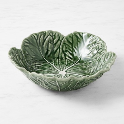 Bordallo Pinheiro Cabbage Serve Bowl, Green