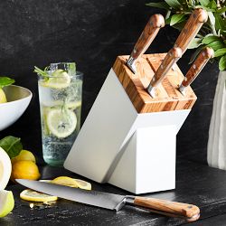 32 Dumas Id&#233;al Olivewood Knife Block, Set of 5