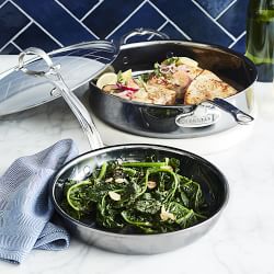 Hestan NanoBond&#174; Titanium Stainless-Steel 3-Piece Skillet Fry Pan Set