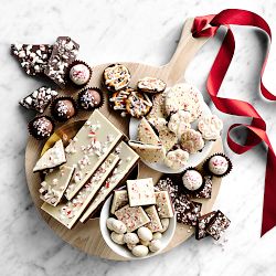 Williams Sonoma Peppermint Bark Trio in Dog Tin