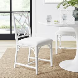 Chippendale Upholstered Bistro Side Chair