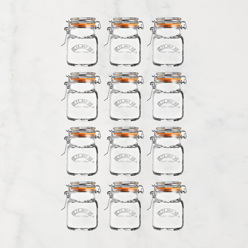 Kilner Spice Jar, 2.4 oz, Set of 12