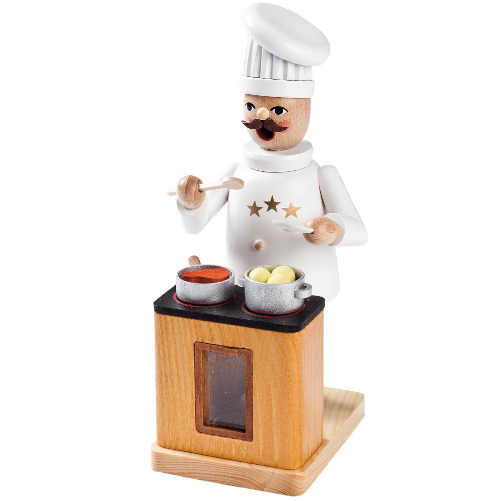 Richard Glaesser Incense Burner , Chef at Stove