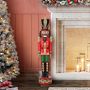 Outdoor Red & Green Nutcracker, 37"