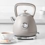 Haden Bristol Electric Kettle, 1.7-L, Matte Putty & Chrome