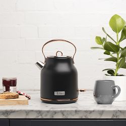 Haden Heritage Stainless-Steel Electric Cordless Kettle, 1.7-L