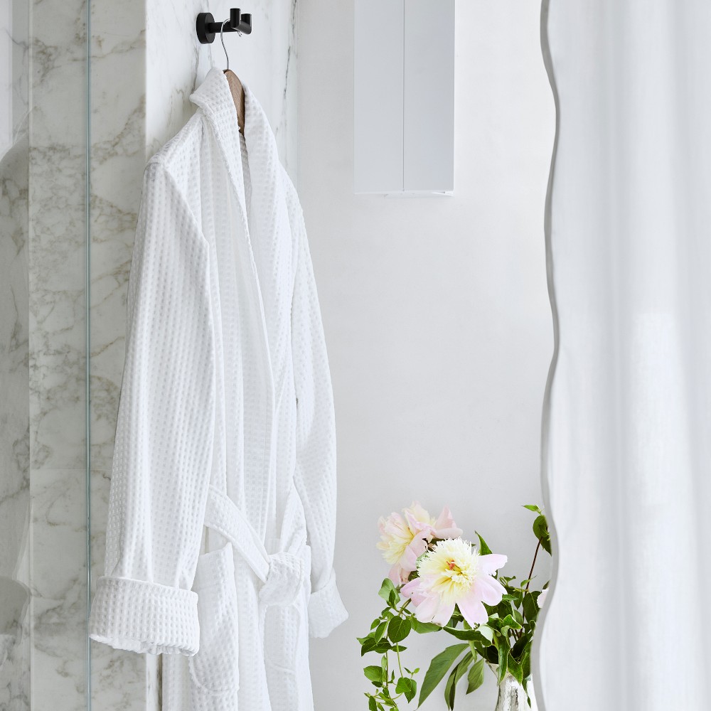 Organic Plush Waffle Velour Robe