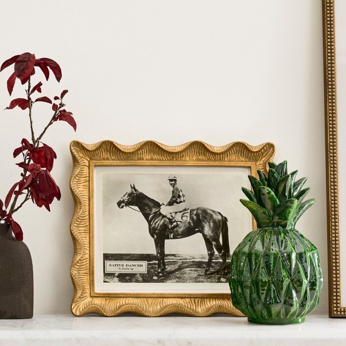 AERIN x Williams Sonoma Home Gold Scalloped Gallery Frame