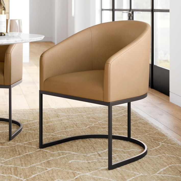 Bradley Upholstered Curved Back Armchair
