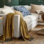 Bohemian Washable Cashmere Throw, Honey