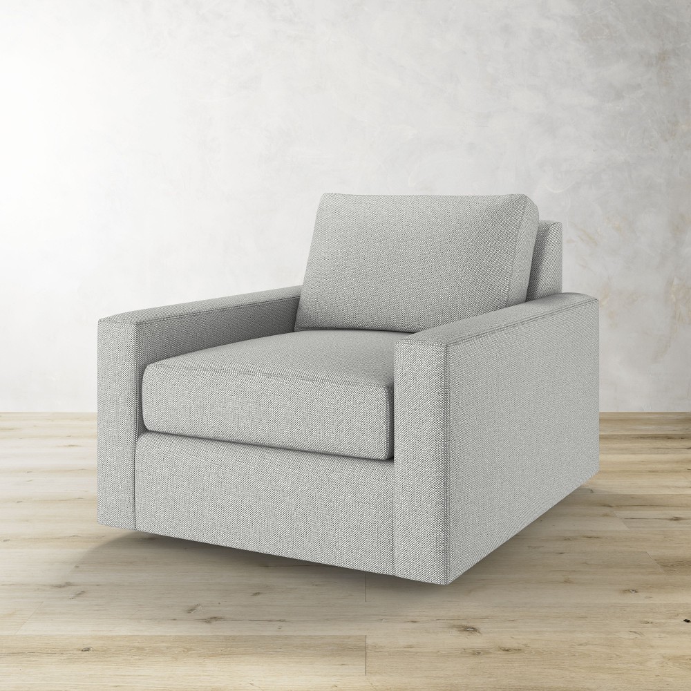 Ghent Square Arm Swivel Armchair