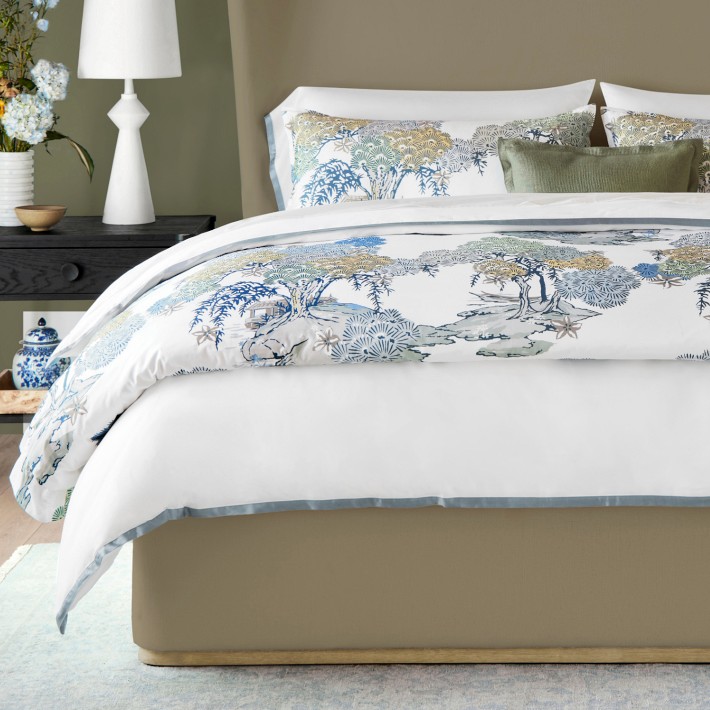 Scalamandr&#233; x Williams Sonoma Home Sea Of Trees Duvet Cover &amp; Shams