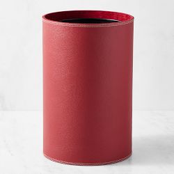 THE GEORGE x Williams Sonoma Home Leather Wastebasket