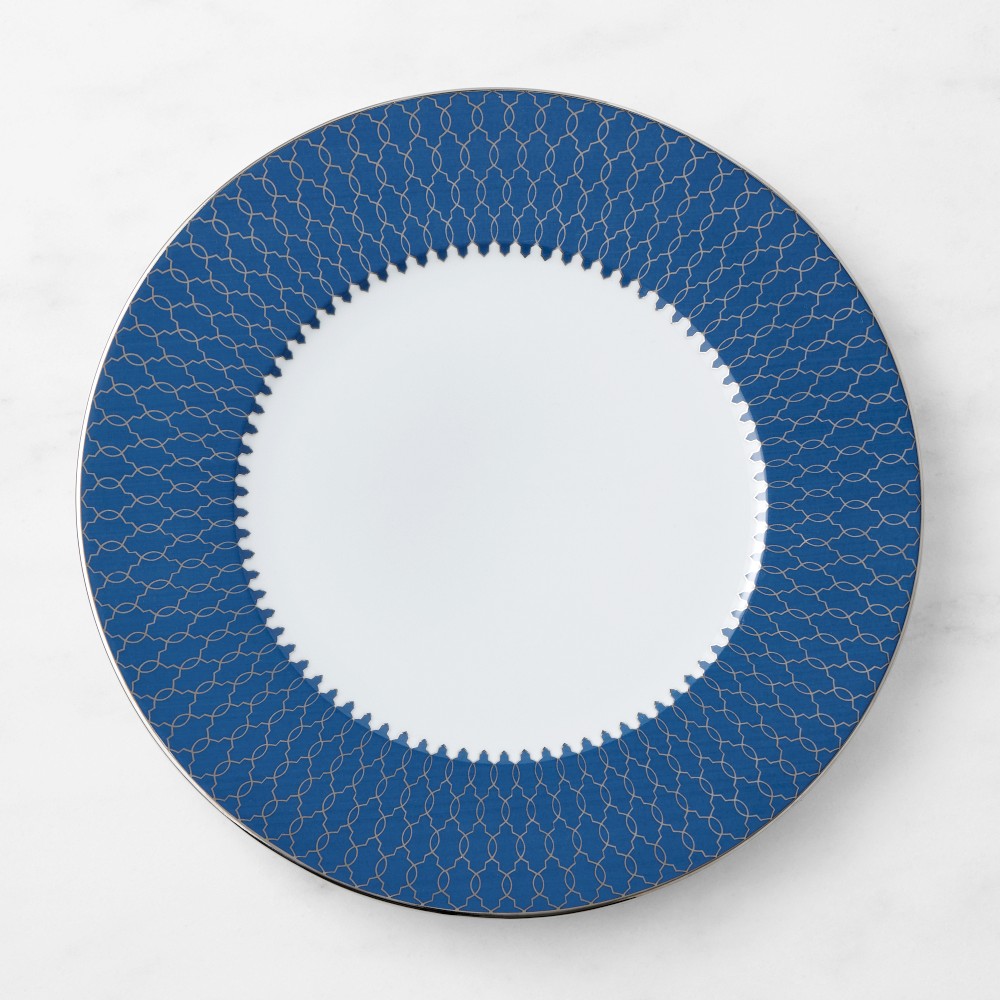 Williams Sonoma Regal Chargers, Set of 4, Blue