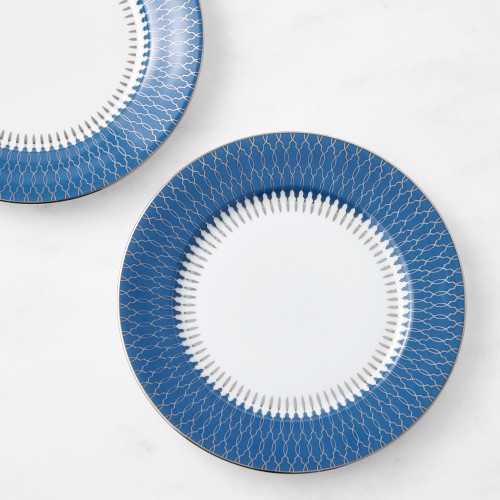 Williams Sonoma Regal Salad Plates, Set of 4, Blue