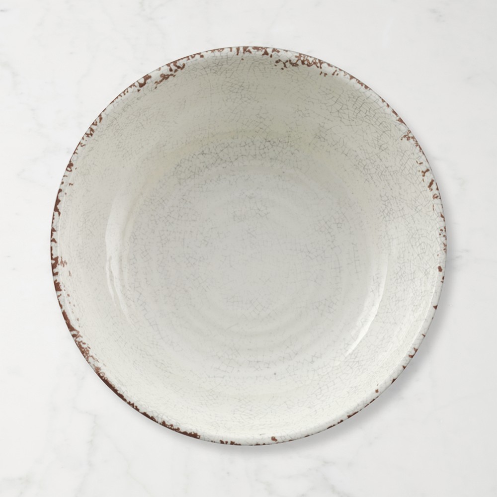 Rustic® Outdoor Melamine Individual Bowls, Set of 4, Ivory